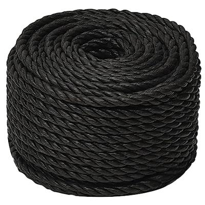 VidaXL Werktouw 24 mm 25 m polypropeen zwart VidaXL Werktouw 24 mm 25 m polypropeen zwart
