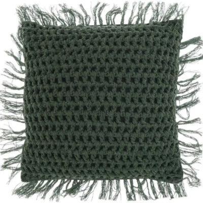 Unique Living kussen tufo laurel green 45 x45 cm | 6 stuks