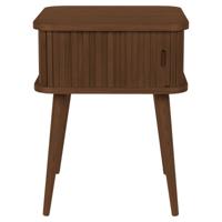 Zuiver Bijzettafel/Nachtkastje 'Barbier' Walnoothout, kleur Bruin - thumbnail
