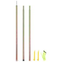 VidaXL Tentstok telescopisch 170-255 cm gegalvaniseerd staal - thumbnail