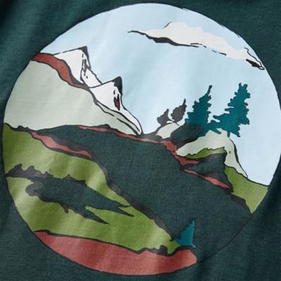 VidaXL Kindershirt met lange mouwen 116 donkergroen