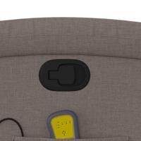 Massagestoel verstelbaar stof taupe - thumbnail