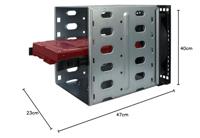 Inter-Tech 4U 40248 Rack Zwart, Grijs - thumbnail
