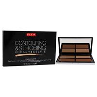 PUPA Contouring & Strobing Powder Palette Medium Skin 17.5gr - thumbnail