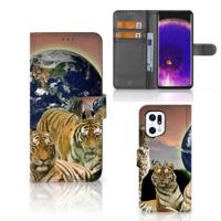 OPPO Find X5 Pro | Telefoonhoesje | Met pasjeshouder | Roofdieren - thumbnail