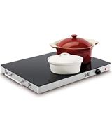 Fritel WT2478 Warmhoudplaat XXL 400W Zwart/Zilver - thumbnail