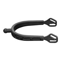 Sprenger Ultra fit x-grip rvs sporen zwart - thumbnail