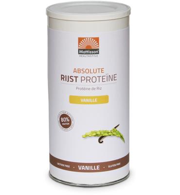 Mattisson HealthStyle Rijst Proteïne Vanille Mattisson HealthStyle Rijst Proteïne Vanille