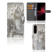 Sony Xperia 1 III | Bookcase | Beton Print - thumbnail