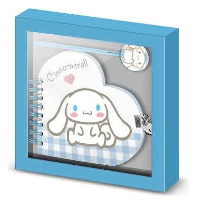 Sanrio Heart Diary & Pen Gift Set Cinnamoroll Vichy Multicolour