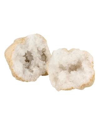 Edelsteen Bergkristal Geode Paar (7-10 cm) Edelsteen Bergkristal Geode Paar (7-10 cm)
