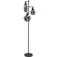 Highlight VloerlampCambio zwart 3-lichts smoke glas - V4559.01 - thumbnail