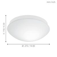 Eglo PlafondlampBari-M met bewegingssensor - 97531 - thumbnail