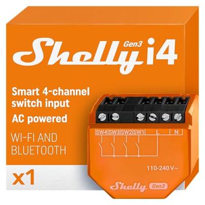Shelly Shelly i4 Gen3 Scenariomodule Bluetooth, WiFi