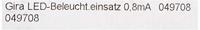 Gira LED verlichtingseenheid voor schakelaars blauw 049708 - thumbnail