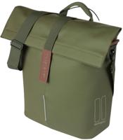Basil Fietsshopper city mik studs 14-16 liter 11 x 29 x 36 cm - moss green - thumbnail