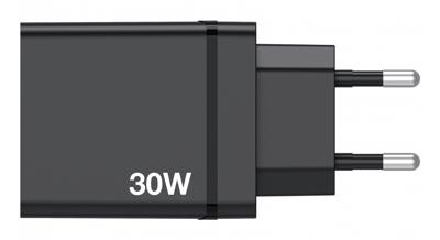 Verbatim CHR-30EU1 USB-oplader 30 W 3x USB-A, 1x USB-C USB PD, QC 3.0, USB PD 3.0 Zwart