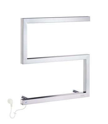 Smedbo Dry Handdoekradiator - 50x52.5x11.2cm - ophangen - RVS Gepolijst Edelstaal FK707 Smedbo Dry Handdoekradiator - 50x52.5x11.2cm - ophangen - RVS Gepolijst Edelstaal FK707