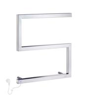 Smedbo Dry Handdoekradiator - 50x52.5x11.2cm - ophangen - RVS Gepolijst Edelstaal FK707 - thumbnail