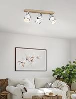 Eglo Retro plafondspotKilburn 3-lichts - 43923 - thumbnail