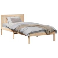 Bedframe Bruin 80 x 200 cm Massief grenenhout - thumbnail