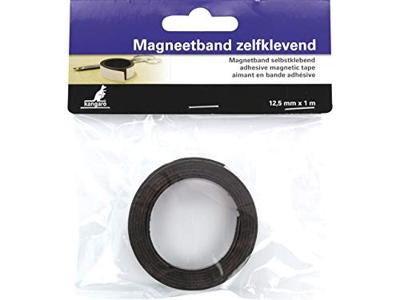 Kangaro K-5060 Magneetband Zelf-klevend 12,5mm X 1 Meter Kangaro K-5060 Magneetband Zelf-klevend 12,5mm X 1 Meter