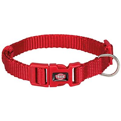 TRIXIE HALSBAND HOND PREMIUM ROOD 22-35X1 CM