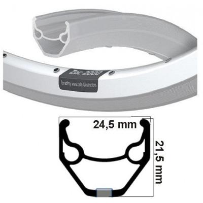 Ryde velg zac 2000 zilver 28" 32 gaats 14g etrto 622