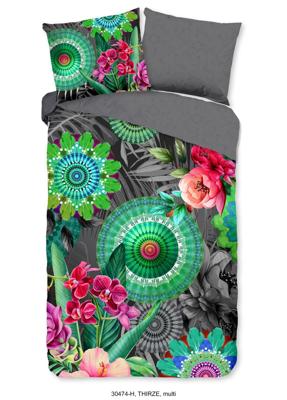 HIP Dekbedovertrek "mandala's en bloemen" - Multi - (140x200/220 cm) - Katoen Satijn