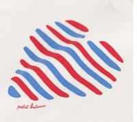 Baby T-shirt met korte mouwen PETIT BATEAU wit - thumbnail