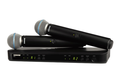 Shure BLX288E/B58-K14 draadloos handheld systeem (614-638 MHz)