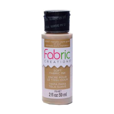 Fabric Creations • soft fabric inkt 59ml metallic gold