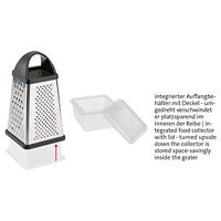 Westmark Rasp 13x13.6x25 cm RVS/Zwart - thumbnail