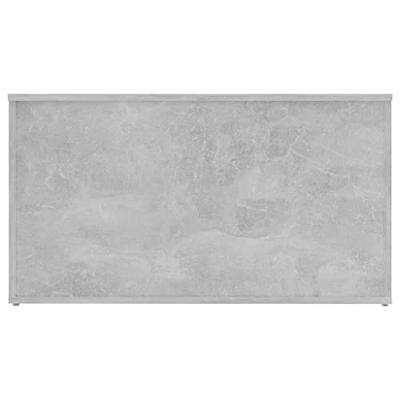 VidaXL Opbergkist 84x42x46 cm bewerkt hout betongrijs