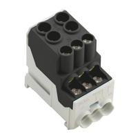 Weidmüller 2814490000 Verdeelblok Schroeven Zwart 3 stuk(s) - thumbnail