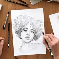 Tombow • mono set pencil 6pcs + precision eraser 1pcs - thumbnail