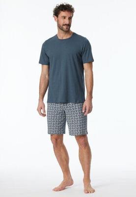 Schiesser Schiesser Pyjama Short jeans 181157 54/XL