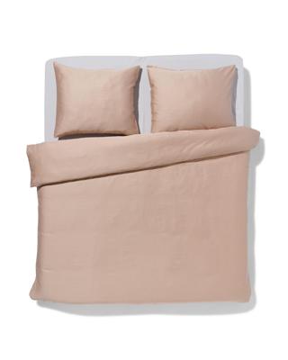 HEMA Dekbedovertrek 200x200/220cm satijn taupe (taupe)