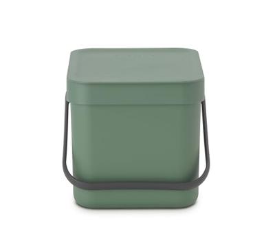 Brabantia Sort & Go afvalemmer 6 liter fir green - thumbnail
