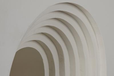 Wandtafel Home ESPRIT Wit Mangohout 150 x 35 x 87 cm