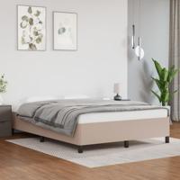 Bedframe kunstleer cappuccinokleurig 140x190 cm - thumbnail