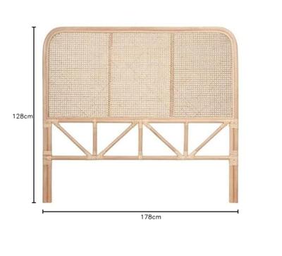 Hoofdbord DKD Home Decor Natuurlijk Rotan 178 x 4 x 128 cm