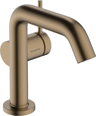 Hansgrohe Tecturis S ééngreeps wastafelkraan 110 Fine CoolStart zonder waste, Brushed Bronze