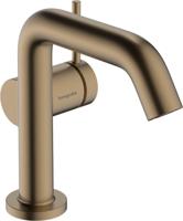Hansgrohe Tecturis S ééngreeps wastafelkraan 110 Fine CoolStart zonder waste, Brushed Bronze - thumbnail
