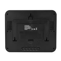 TFA Dostmann 60.4512.01 Wandklok Zendergestuurd 258 mm x 212 mm x 30 mm Zwart - thumbnail