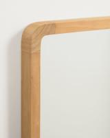 Kave Home Spiegel 'Shamel' Teakhout, 70 x 45cm, kleur Naturel - thumbnail