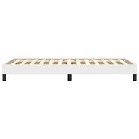 Bedframe kunstleer wit 90x190 cm - thumbnail