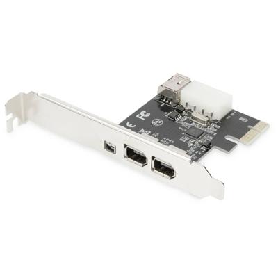 Digitus DS-30201-5 3 + 1 poorten FireWire 400-controllerkaart FireWire 400 PCIe