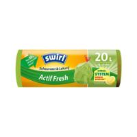 Swirl Actif Fresh Pedaalemmerzakken met Citroengeur 20L 12 Stuks - thumbnail