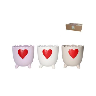 Bloempot Romeo 3 assorti 15x15x15,5 cm